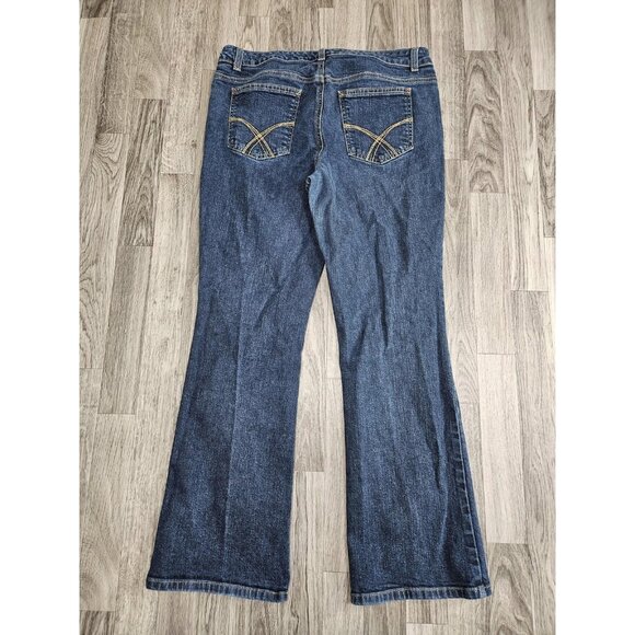 Tommy Hilfiger Jeans Womens 12 Short Blue Hope Boot Bootcut Denim Medium Wash - Picture 2 of 10